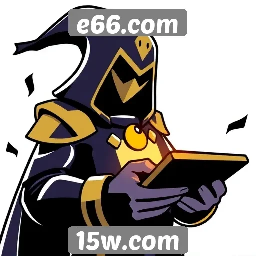 Recursos interativos do site de jogos e66.com